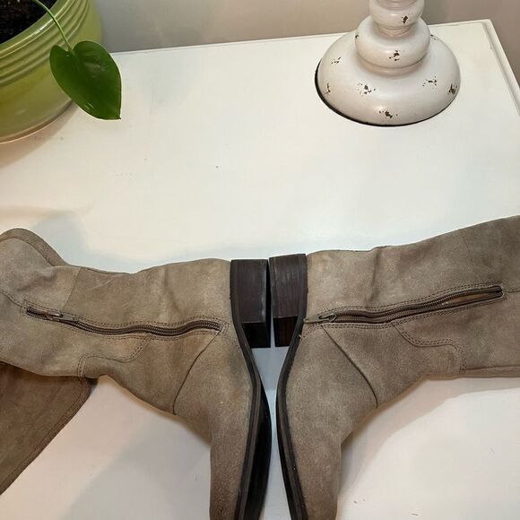 NINE WEST 7.5 Noriko Suede Over the Knee Riding Western  Boot - Picture 5 of 8